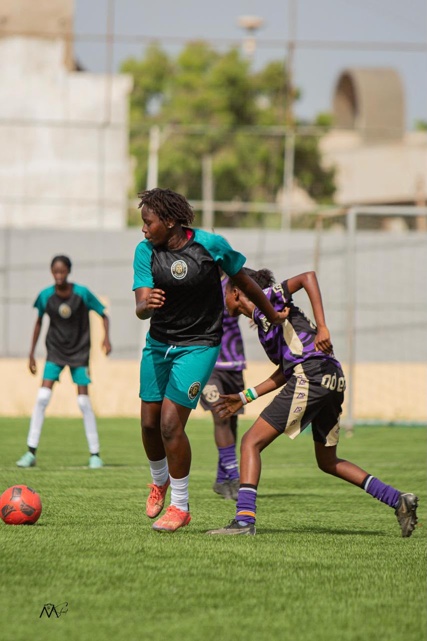 Action de jeu de l'équipe féminine