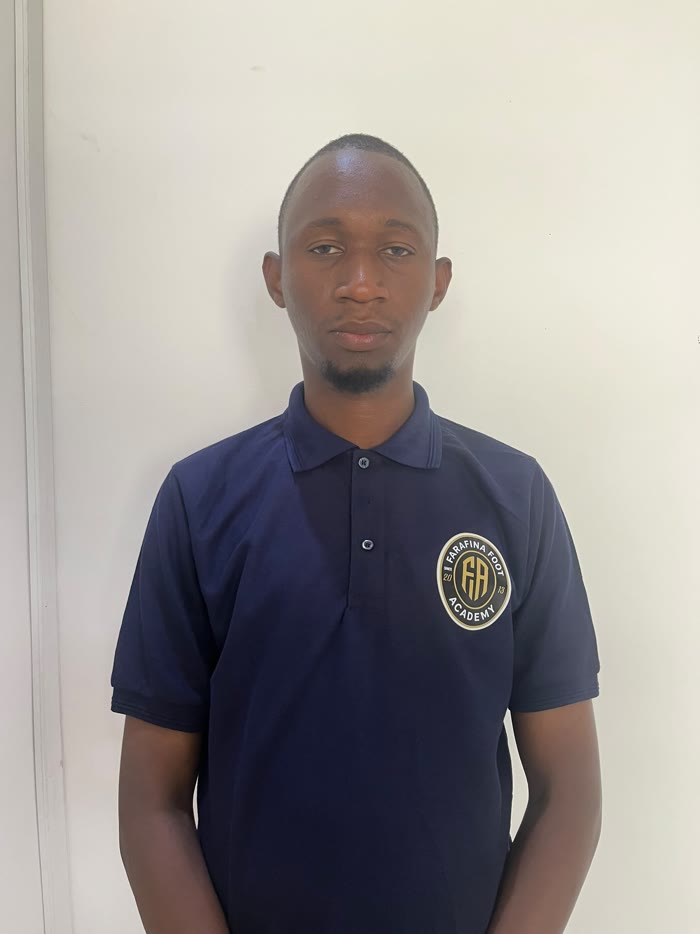 Mouhamed Diop, analyste vidéo à Farafina Foot Academy