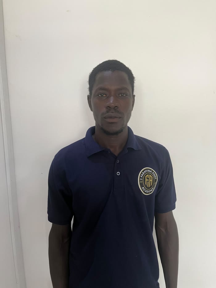 Mouhamadou Moustapha Sarr, coach à Farafina Foot Academy