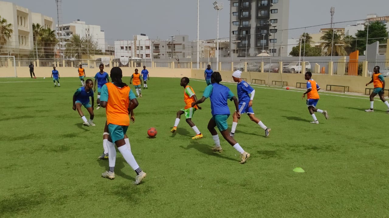 Match d'entraînement féminin
